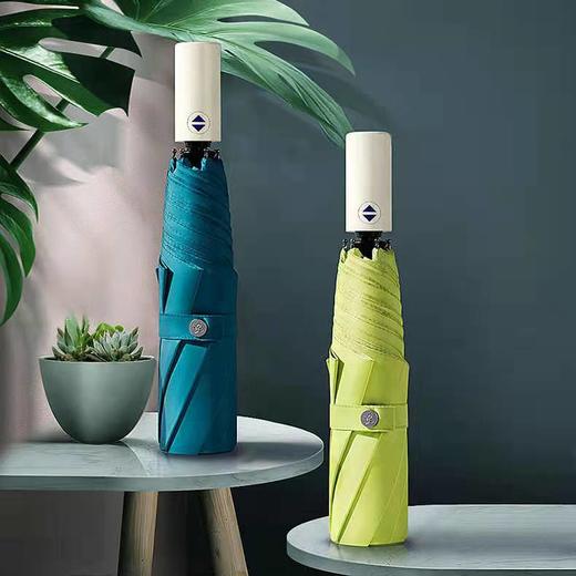 紫丁香全自动三折纳米伞 ”不会湿“的女士7骨伞 护手防回弹 55cm 商品图1