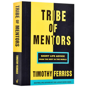 导师天团 人生进阶宝典 英文原版书 Tribe of Mentors 泰坦的工具 蒂姆费里斯 英文版进口原版英语成功励志书籍 正版