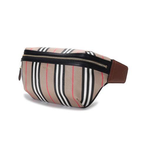 BURBERRY/博柏利 男女通用款环保帆布胸包斜挎包腰包 80268381 商品图1