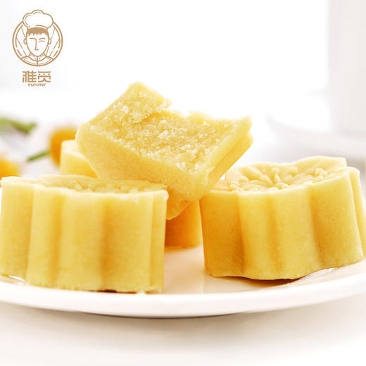 雅觅 原味绿豆糕320g 8枚 传统糕点小吃 办公下午茶休闲食品特产零食 商品图5