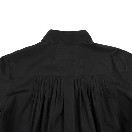 Fumito Ganryu  Pleated Shirt  背后褶皱短袖衬衫 纯色衬衫 商品图4