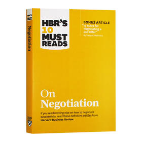 哈佛商业评论管理必读 商务谈判 英文原版 HBR's 10 Must Reads on Negotiation 英文版进口原版英语书籍