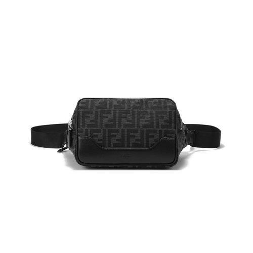 FENDI/芬迪【21秋冬新款】男士织物/配皮单肩斜挎包腰包 7VA526 AG0M 商品图0