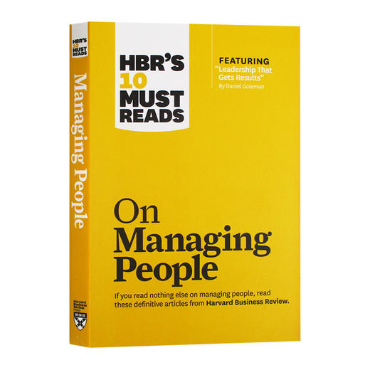 哈佛商业评论管理必读 团队竞争力 英文原版 HBR's 10 Must Reads on Managing People 进口原版英语企业管理书籍 全英文版 商品图0