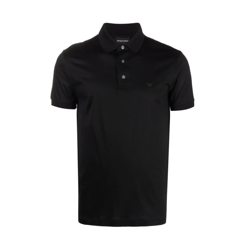 【三】EMPORIO ARMANI 阿玛尼 男士短袖T恤 黑色 8N1F98 1JUVZ 0999