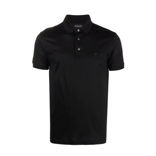 【一】EMPORIO ARMANI 阿玛尼 男士短袖T恤 黑色 8N1F98 1JUVZ 0999 商品图0