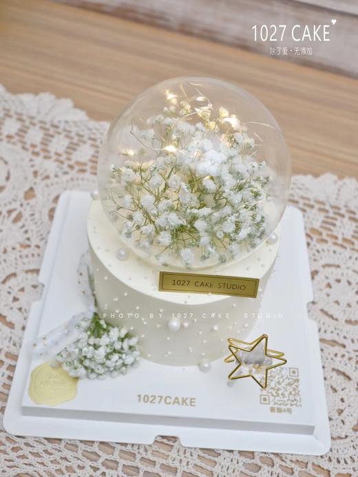 1027 CAKE | 鲜花款蛋糕 满天星 小仙女蛋糕 水晶球 商品图0
