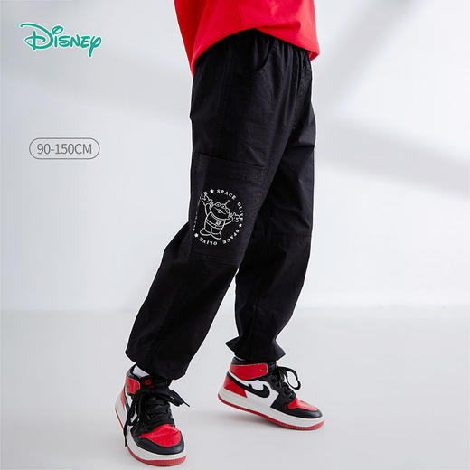 迪士尼童装 男童裤子儿童工装裤中小童男孩春秋款帅气长裤韩版潮 商品图3