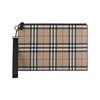 BURBERRY/博柏利【22春夏新款】男款聚氨酯/织物手拿包Vintage格纹 80495881 商品缩略图0