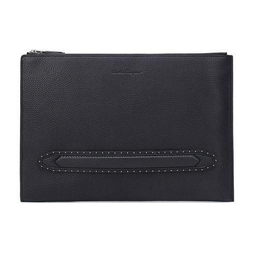 SalvatoreFerragamo/菲拉格慕 女士FIRENZESTUD系列牛皮手拿包 24A011 商品图0