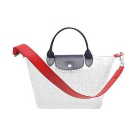 Longchamp/珑骧 女士LE PLIAGE LGP系列透明PVC小号手提单肩斜挎包 1512 HQM