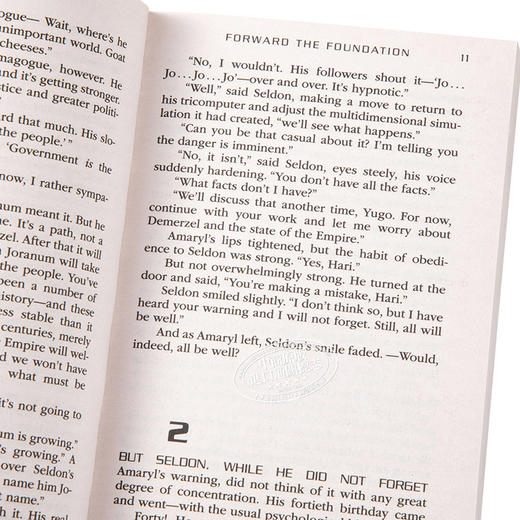 【中商原版】阿西莫夫基地系列：迈向基地 英文原版 科幻小说 Forward the Foundation Isaac Asimov 商品图3