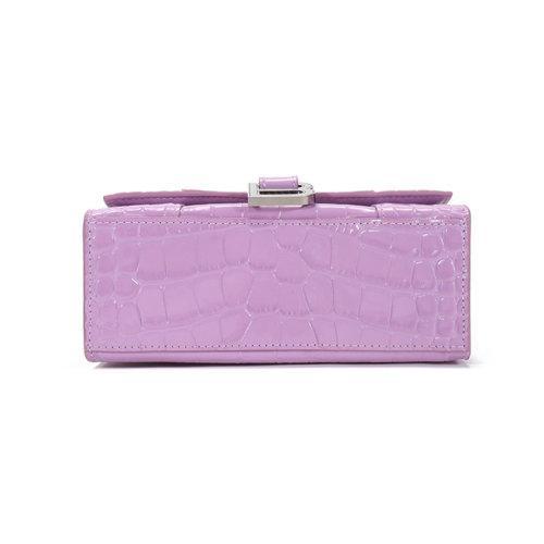 【国内现货】Balenciaga/巴黎世家 女士牛皮HOURGLASS超小号手提单肩斜挎包 592833 1LR6Y 商品图8