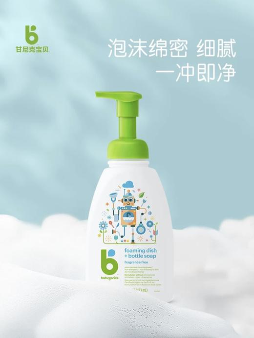 甘尼克Baby Ganics 泡沫型奶瓶餐具清洁液（ 商品图0