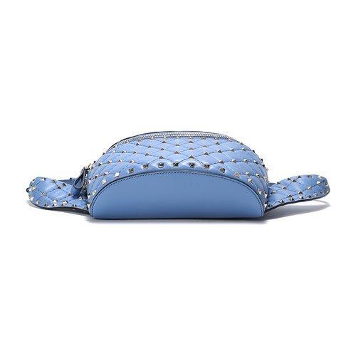【现货秒发】Valentino/华伦天奴 女士羊皮铆钉腰包斜挎包 RW2B0B45NAP 商品图4