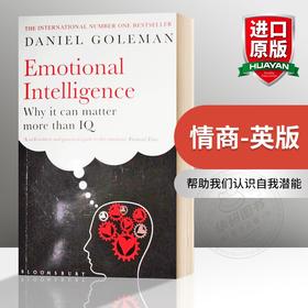 情商 为什么情商比智商更重要 英文原版书 Emotional Intelligence 英版 丹尼尔戈尔曼 认识自我潜能励志成功书籍 情绪管理读物