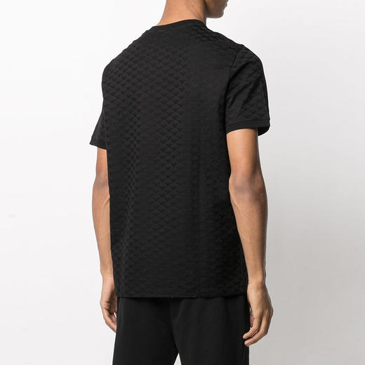 【二】EMPORIO ARMANI 阿玛尼 男士圆领短袖T恤 黑色 8N1TL7 1JHWZ 0999 商品图2