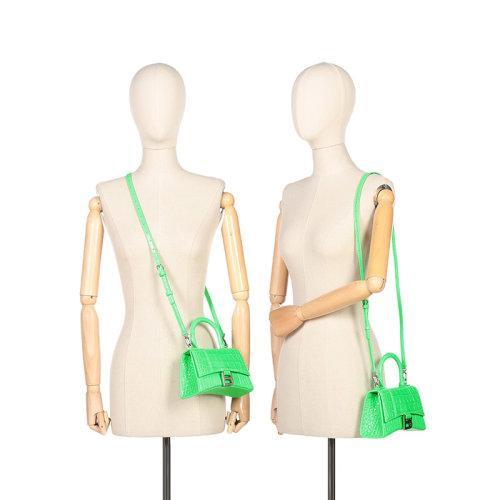 【国内现货】Balenciaga/巴黎世家 女士牛皮HOURGLASS超小号手提单肩斜挎包 592833 1LR6Y 商品图4