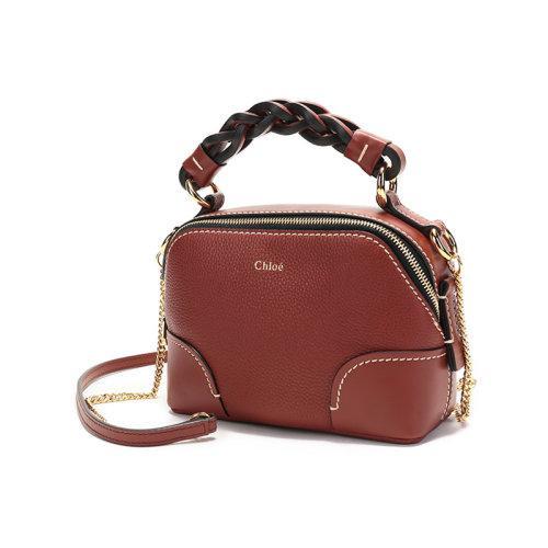 CHLOE/克洛伊 2021款 女士迷你款Daria系列牛皮手提单肩斜挎包链条包 CHC20WS362C62 商品图6