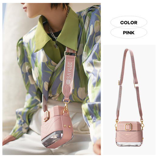 【官方正品】Hi saylee小立水魔方包包杯女生杯tritan吸管水杯子 商品图2