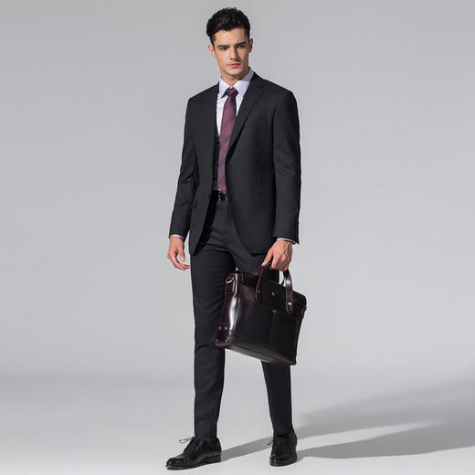 【上衣+裤子】罗蒙春秋西服套装男士正装商务通勤职业西装两件套 商品图4