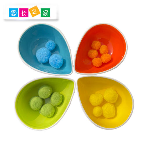 四色盘颜色认知舀的工作u口碗 商品图2