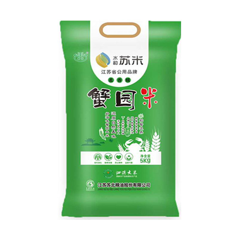 【苏北粮油】蟹园绿真空5kg