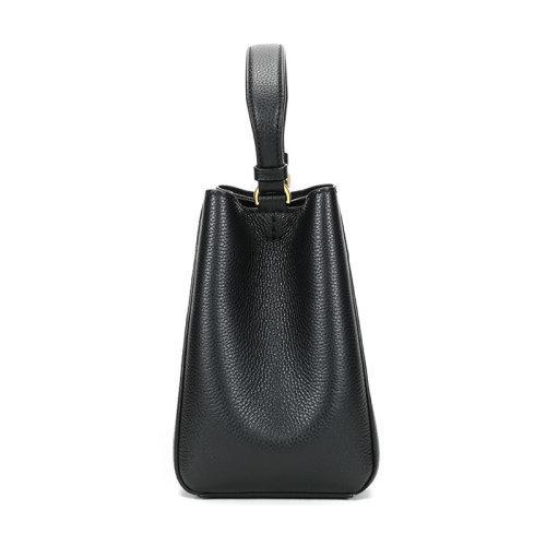 【现货秒发】Tory Burch/汤丽柏琦 女士MCGRAW系列小号皮革手提单肩斜挎包水桶包 74956 商品图3