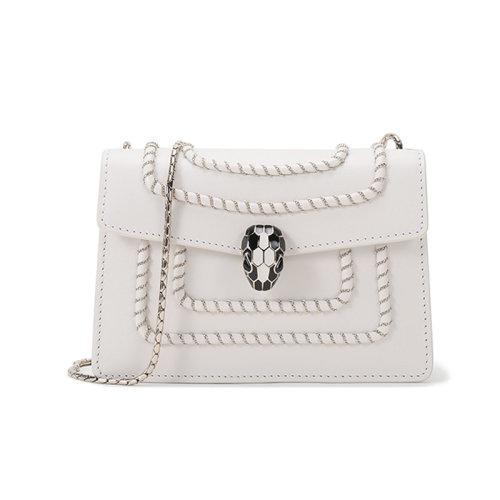 【国内现货】BVLGARI/宝格丽 2021款 女迷你款士SERPENTI FOREVER系列牛皮蛇头扣单肩斜挎包链条包 288045 商品图0