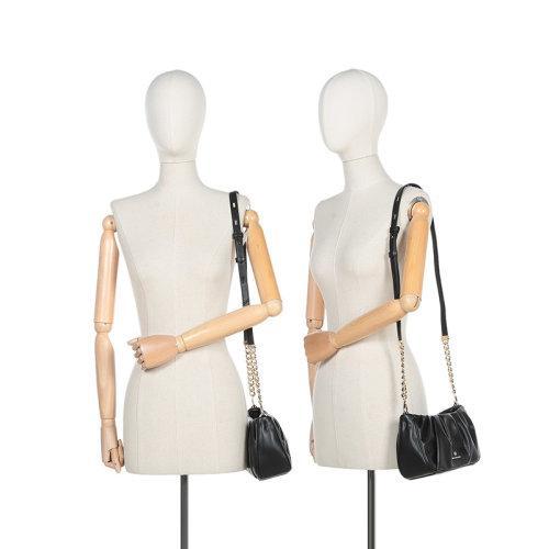 Michael Kors/迈克·科尔斯 2021款 MK女包小号HANNAH系列聚氨酯/织物单肩斜挎包手拿包 30T1GNNC1U 商品图4