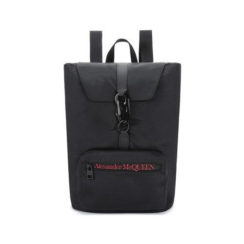 【国内现货】Alexander McQueen/亚历山大麦昆 2021款 男士织物手提双肩包 601374 HV2BK 商品图0