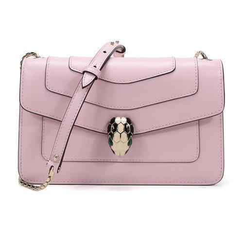 BVLGARI/宝格丽 女士SERPENTI FOREVER系列牛皮蛇头扣单肩斜挎包 288715 商品图0