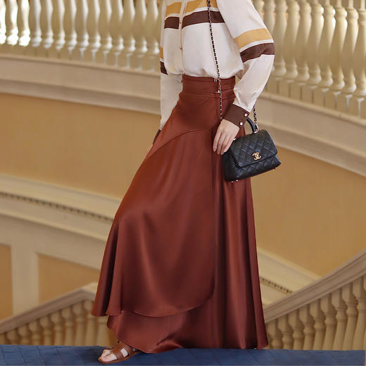 睐气质不规则设计感半裙 690073 商品图0