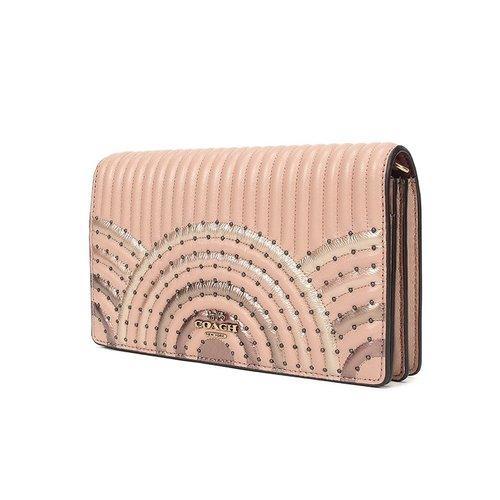 COACH/蔻驰 女士皮革铆钉装饰皮质手拿包单肩斜挎包 68844 商品图1