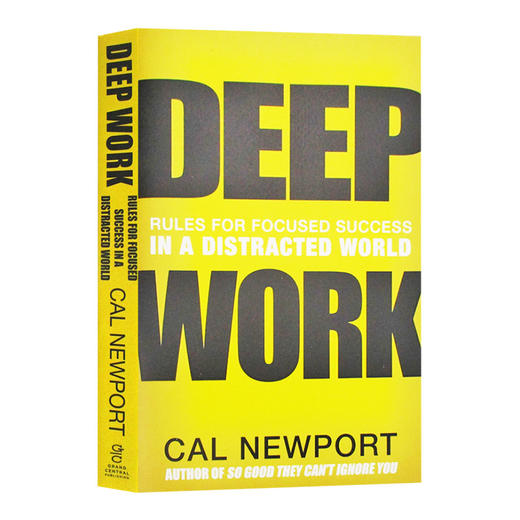 深度工作 英文原版 Deep Work 一个分散注意力的世界 英文版进口原版英语书籍 商品图0