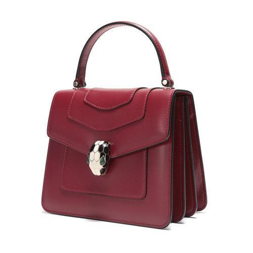 【国内现货】BVLGARI/宝格丽 女士SERPENTI FOREVER系列牛皮手提单肩斜挎包 280165 商品图1