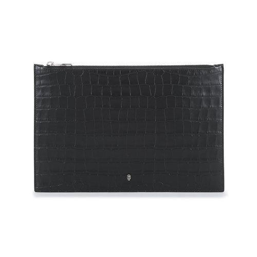 Alexander McQueen/亚历山大麦昆 2021款 男士皮革扁平手拿包 649233 DZTIY 商品图0