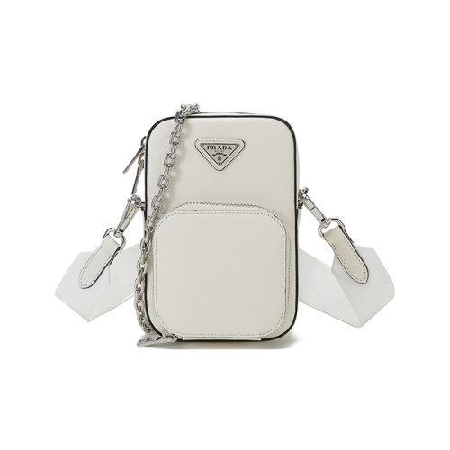 【国内现货】PRADA/普拉达 2021款 女士迷你款皮革手提单肩斜挎包 1BH183 NZV 商品图5