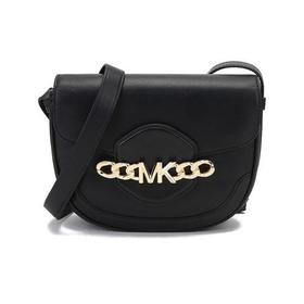 Michael Kors/迈克·科尔斯【22春夏新款】女士HALLY系列皮革单肩斜挎包马鞍包 30F1G2HM6L