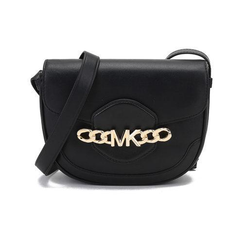 Michael Kors/迈克·科尔斯【22春夏新款】女士HALLY系列皮革单肩斜挎包马鞍包 30F1G2HM6L 商品图0