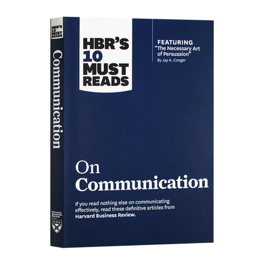 哈佛商业评论管理必读 意在沟通 英文原版 HBR's 10 Must Reads on Communication 英文版原版书籍 进口英语书 商品图0