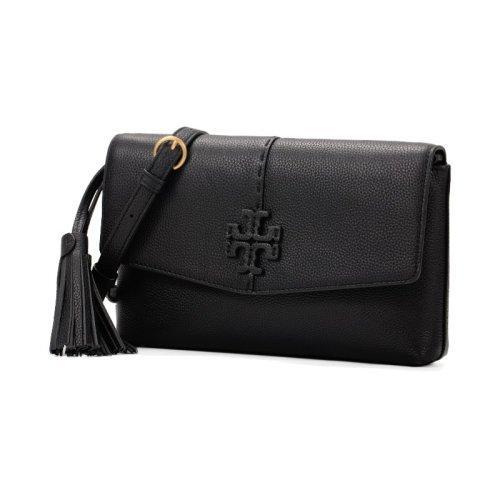 【现货秒发】Tory Burch/汤丽柏琦  TB女包 MCGRAW系列鹅卵石纹皮质双T LOGO单肩斜挎包 64456 商品图1