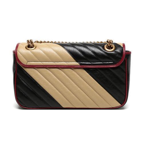 【现货秒发】GUCCI/古驰 女士GG Marmont系列牛皮革小号单肩斜挎包 443497 0OLOX 商品图2