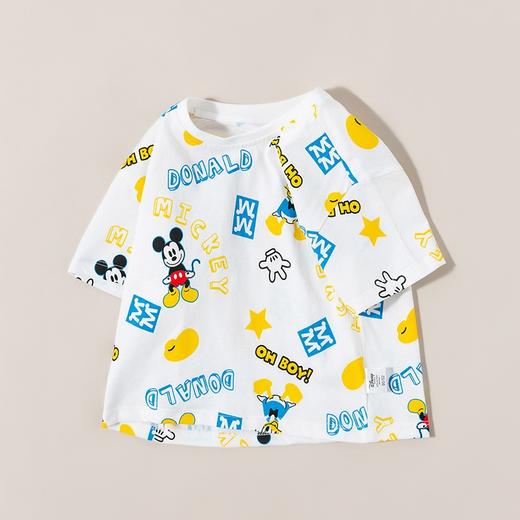 【唐老鸭90周年】迪士尼童装夏季新品儿童短袖印花时尚男童上衣宝宝外出服 商品图1