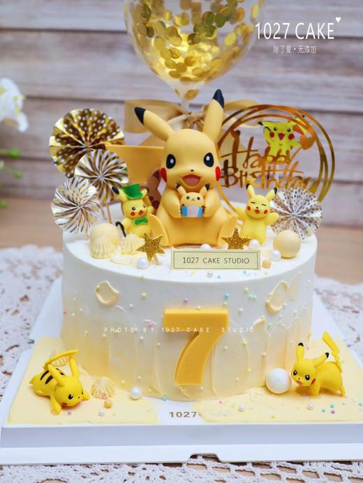 1027CAKE | 宠物小精灵  主题蛋糕 皮卡丘 商品图1