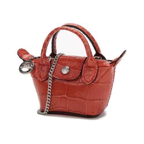 Longchamp/珑骧 2021春夏 女士LE PLIAGE CUIR系列迷你款牛皮手提单肩斜挎包链条包零钱包 10099 HVC 商品图13