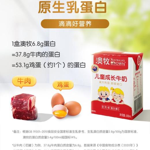 澳牧儿童牛奶 200ml*15/提 商品图1