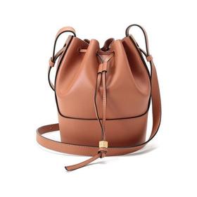 【国内现货】LOEWE/罗意威 女士Balloon系列小号牛皮革单肩斜挎包水桶包抽绳包 326 75AC31