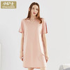 小护士亲肤棉拼色家居短袖裙-女JMQ024 商品缩略图0