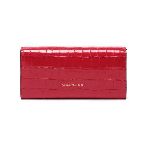 Alexander McQueen/亚历山大麦昆 2021款 女士皮革单肩斜挎包手拿包链条包 632031 1JM0G 商品图7